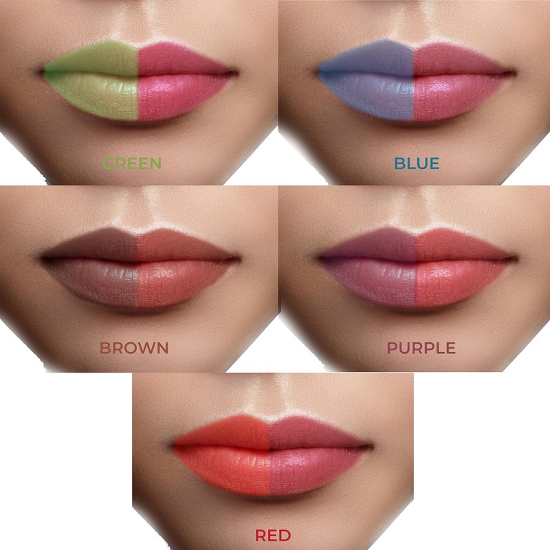 Mood Lips أحمر شفاه مزاجي يتغير لونه | تأثير صبغة شفاه تدوم طويلاً | ارتداء يدوم 12 ساعة | صبغة سحرية بتوازن الرقم الهيدروجيني | مرطب ومغذي بالصبار | صنع في الولايات المتحدة | بني - Image 3